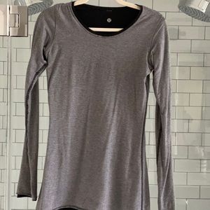 Reversible Lululemon tunic long sleeve tee